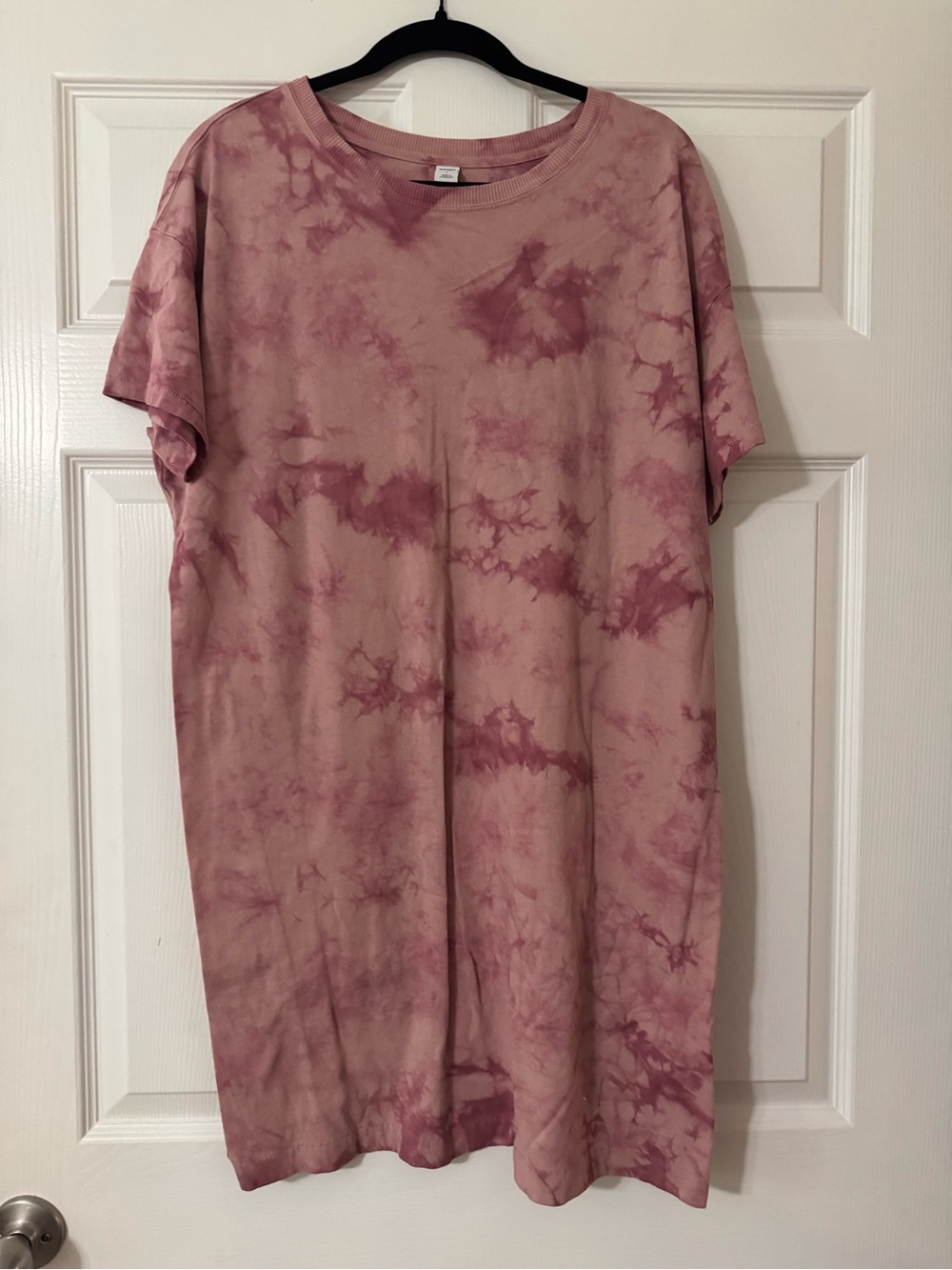 Old Navy Pink Tie-Dye Tshirt Dress